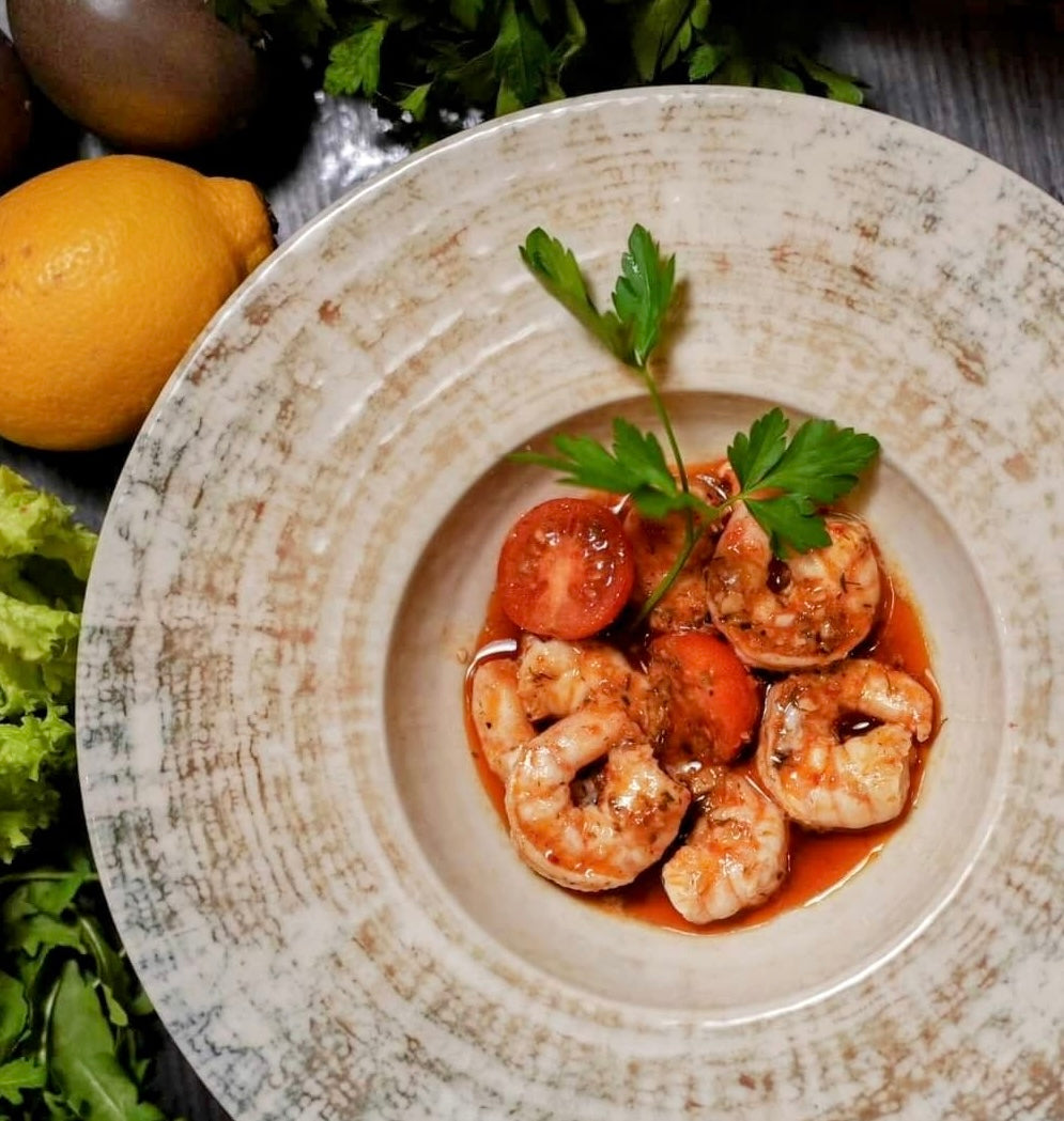 Gambas con Salsa